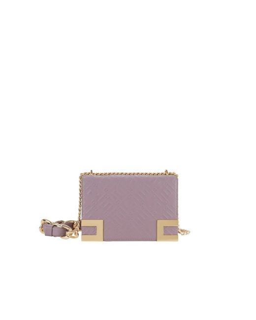 Elisabetta Franchi Purple Cross Body Bags