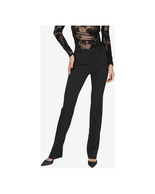 Pinko Black Slim-Fit Trousers