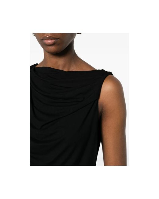 Entire studios Black Sleeveless Tops