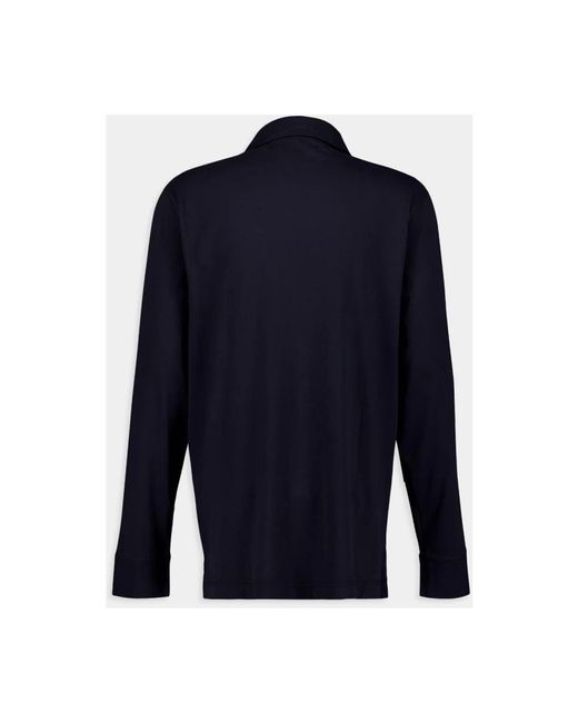 James Perse Klassieke Rugby Polo in het Blue voor heren