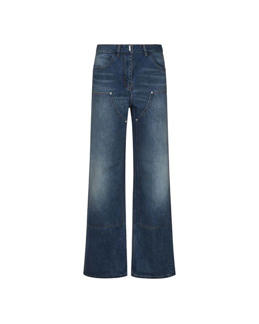 Givenchy Blue Wide Jeans