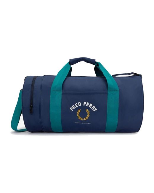 Fred Perry Blue Weekend Bags for men