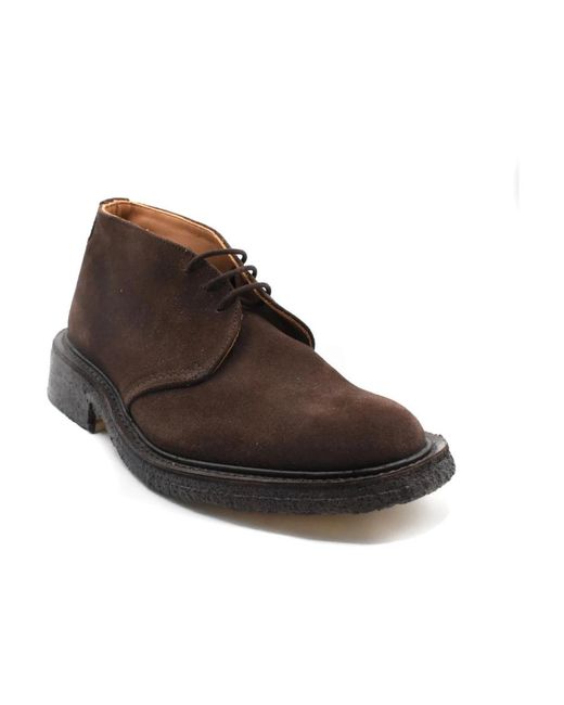 Tricker's Brown Lace-Up Boots for men