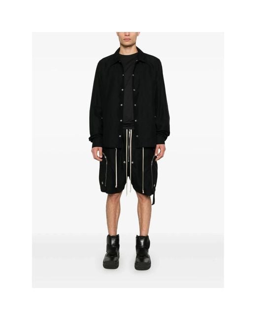 Rick Owens Black Outerwears for men