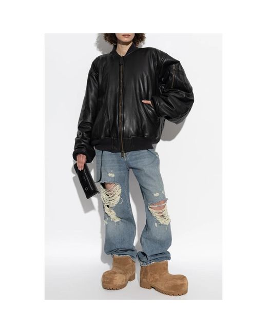 Balenciaga Straight Jeans in het Blue