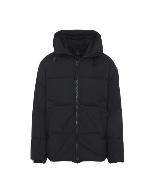 Canada Goose Jassen ,Zwart ,Nylon Crofton Puffer Matte Jacket in het Black voor heren