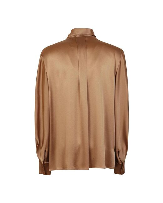 Alberta Ferretti Brown Shirts