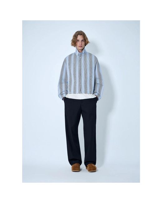 Light Jackets Dries Van Noten de hombre de color Blue