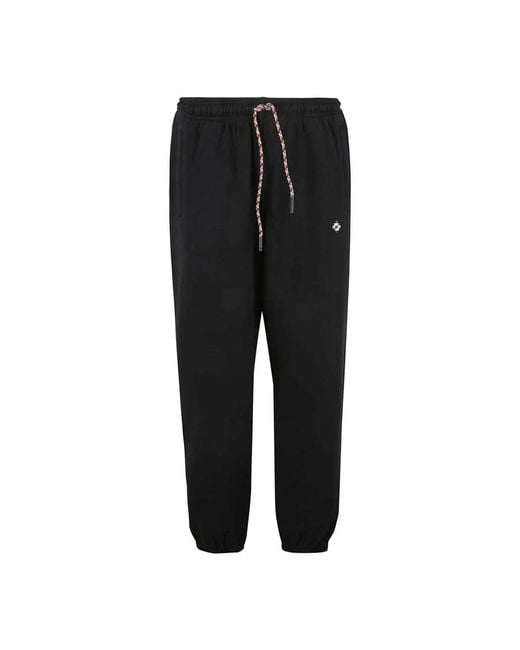 Marcelo Burlon Black Sweatpants for men