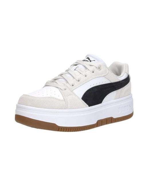 PUMA White Rebound Low Sd