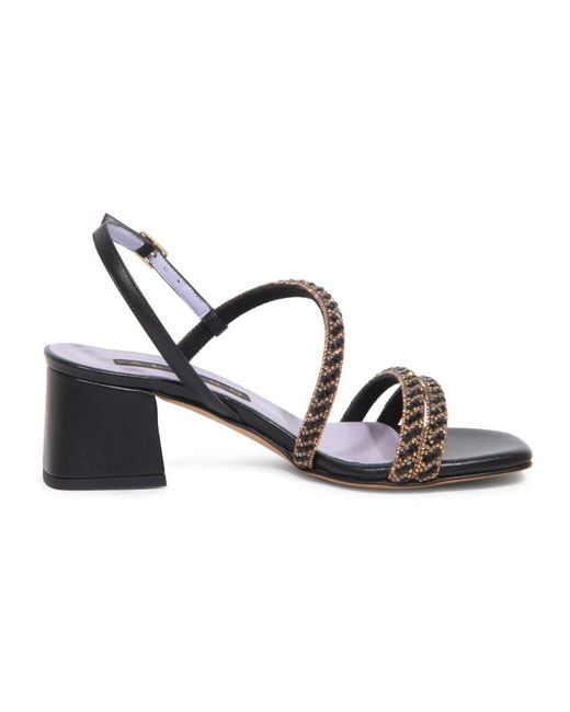 Albano Blue High Heel Sandals