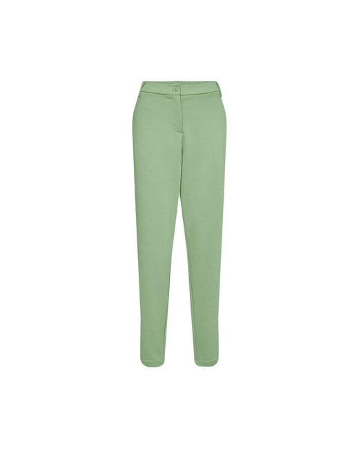 Soya Concept Green Slim-Fit Trousers