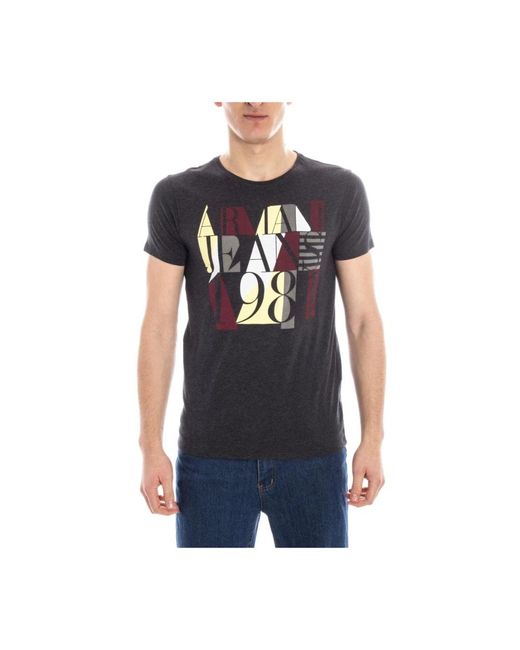 Armani Jeans Blue T-Shirts for men
