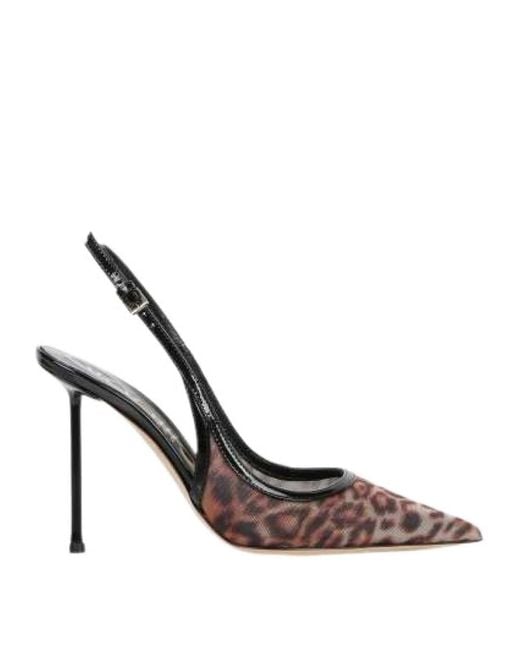 Ninalilou Metallic Slingback Pump