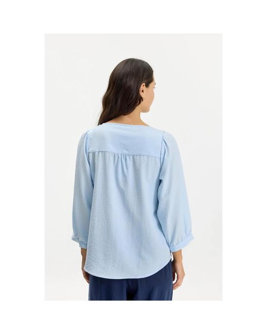 iN FRONT Blue Blouses