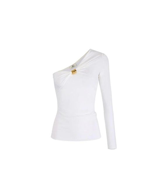 Elisabetta Franchi White Blouses