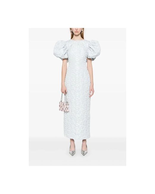 Maxi Dresses ROTATE BIRGER CHRISTENSEN de color White
