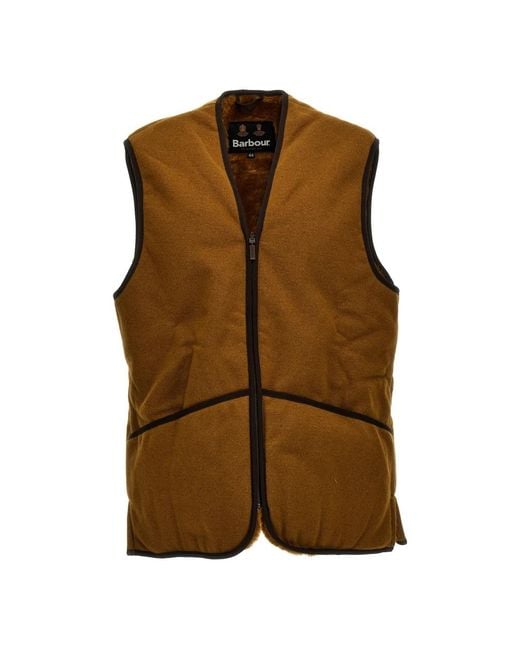 Vests Barbour de hombre de color Brown
