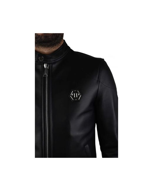 Philipp Plein Bikerjack in het Black voor heren