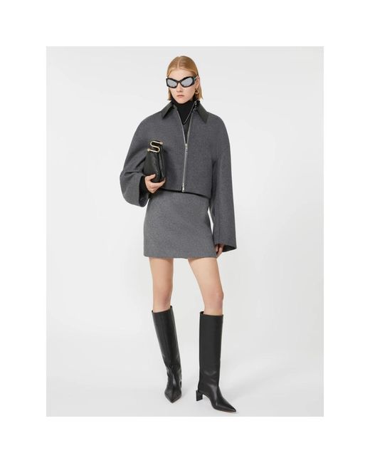 Sportmax Gray Light Jackets