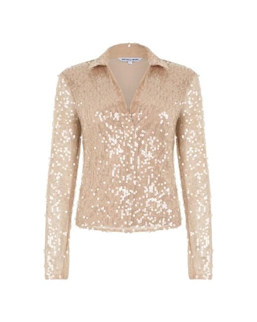 Veronica Beard Natural Blouses