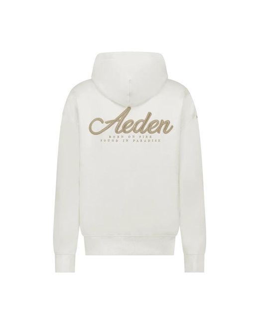 Aeden Hoodies in het White voor heren