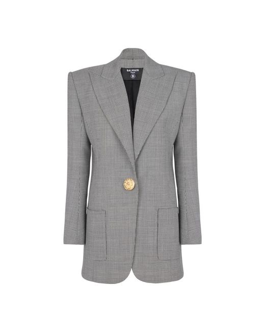 Balmain Blazers in het Gray