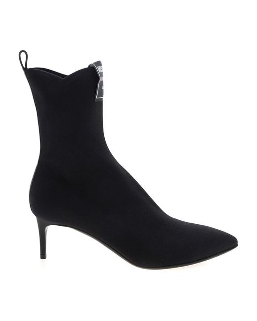 Moschino Blue Heeled Boots