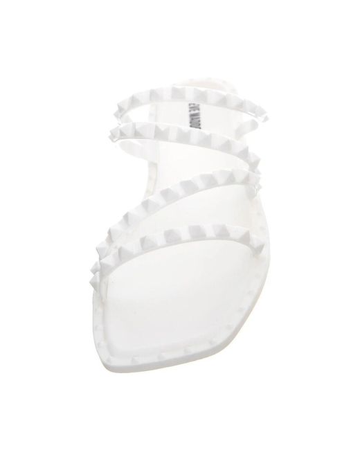Steve Madden White Schieberegler