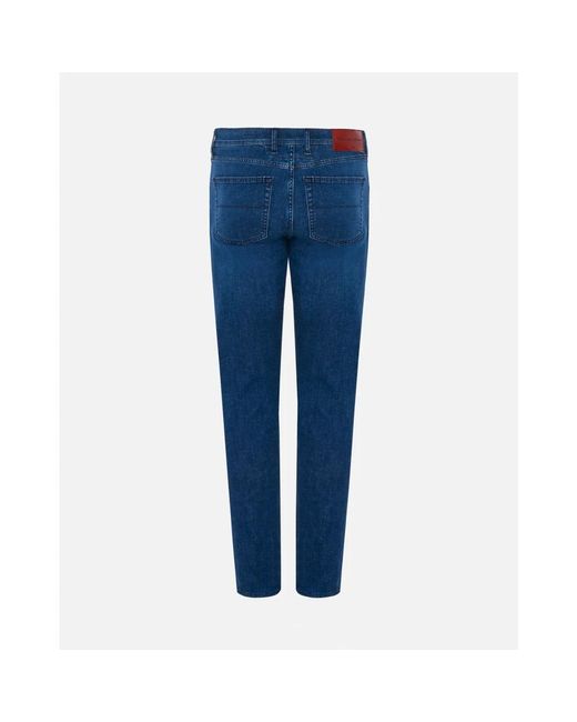 Tramarossa Blauwe Denim Jeans Regular Slim Fit in het Blue voor heren
