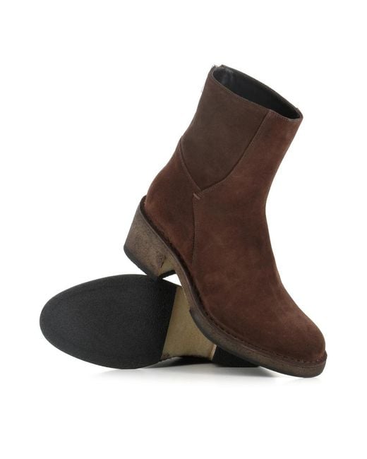 Pantanetti Brown Heeled Boots