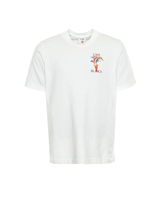 T-Shirts di Casablanca in White da Uomo