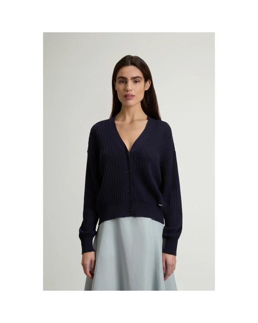 Cardigans Woolrich de color Blue