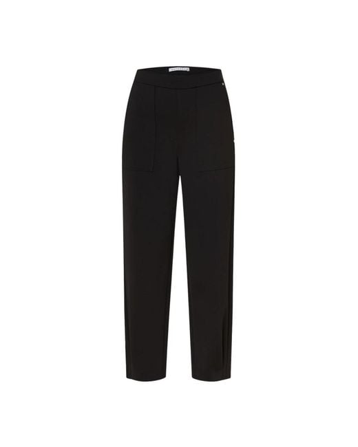 M·a·c Black Cropped Trousers