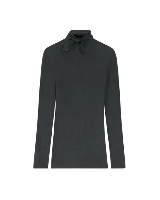 Long Sleeve Tops Lemaire en coloris Black