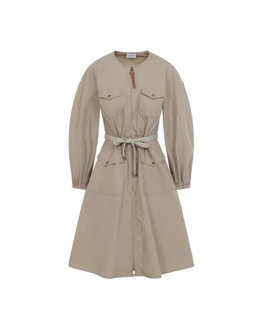 Moncler Gray Short Dresses