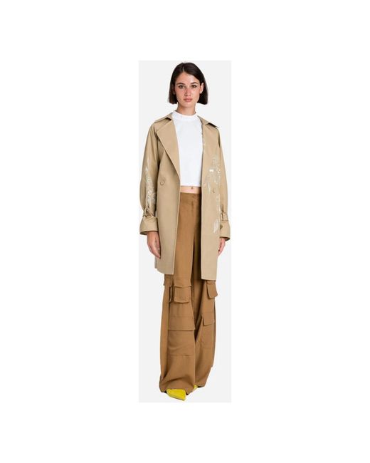 Twinset Natural Wide Trousers
