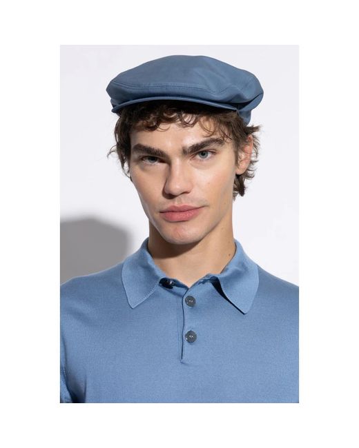 Dolce & Gabbana Wool Flat Cap in Blue für Herren