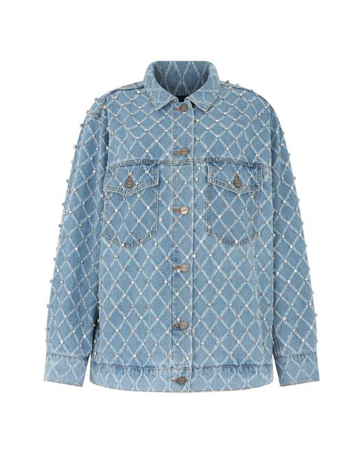 Pinko Blue Denim Jackets