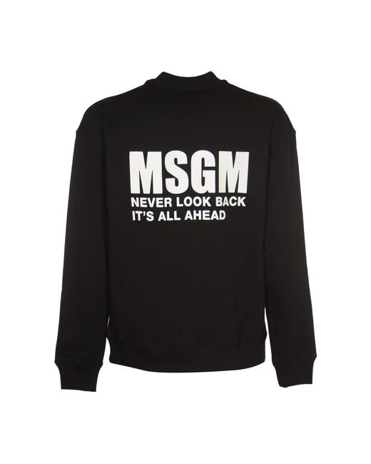 MSGM Black Sweatshirts for men