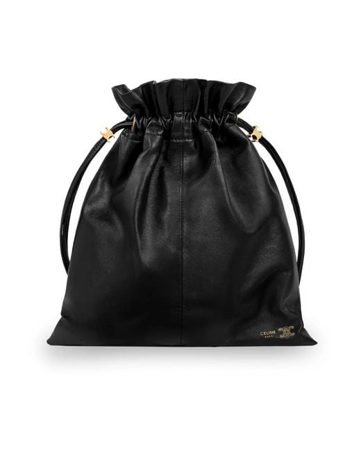 Céline Black Bucket Bags