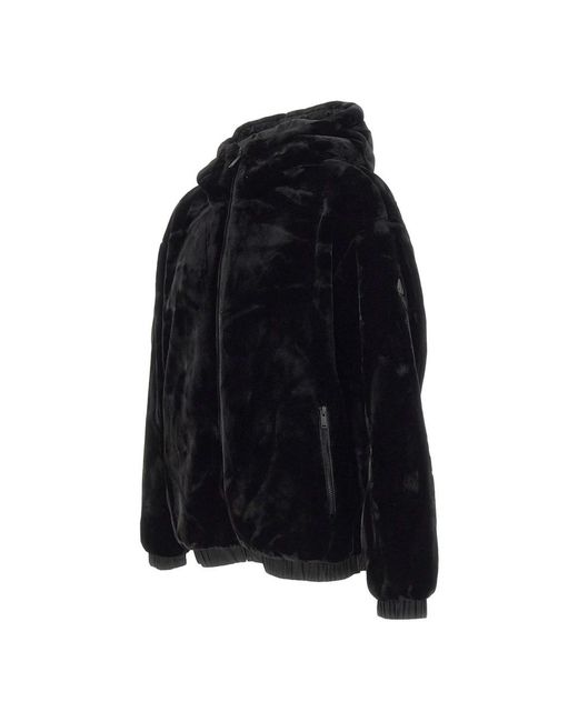 Moose Knuckles Blue Faux Fur & Shearling Jackets for men