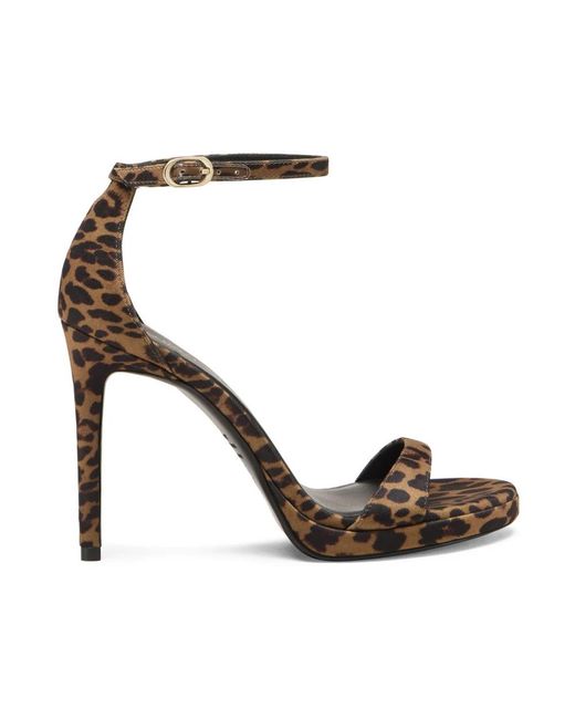 Stuart Weitzman Brown Nudist Platform