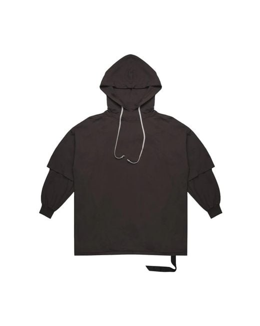 Rick Owens Black Hoodies for men