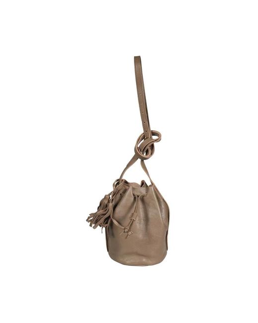 Il Bisonte Metallic Bucket Bags