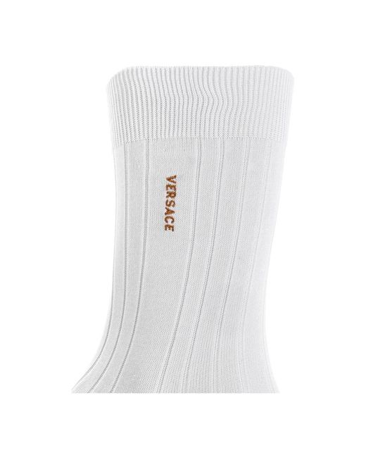 Socks Versace de hombre de color White