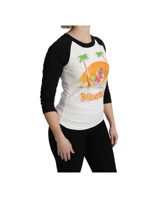 Moschino Black My Little Pony Baseball Tee Tsh5086Bg