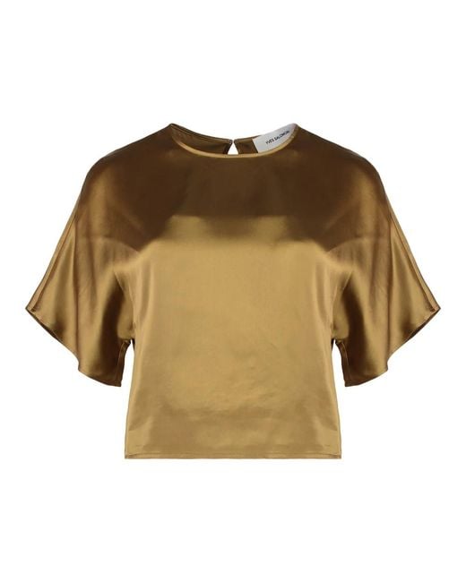 Yves Salomon Brown Blouses