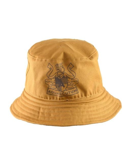 Aquascutum Brown Hats for men