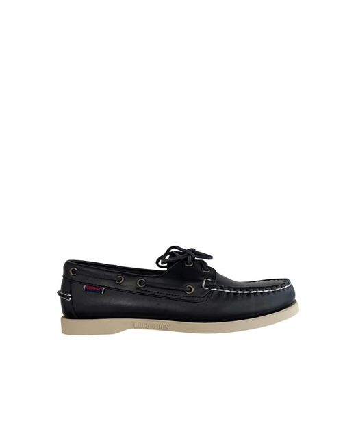 Sebago Men's Black Sailor Shoes